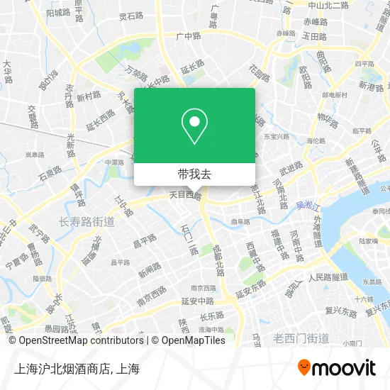 上海沪北烟酒商店地图