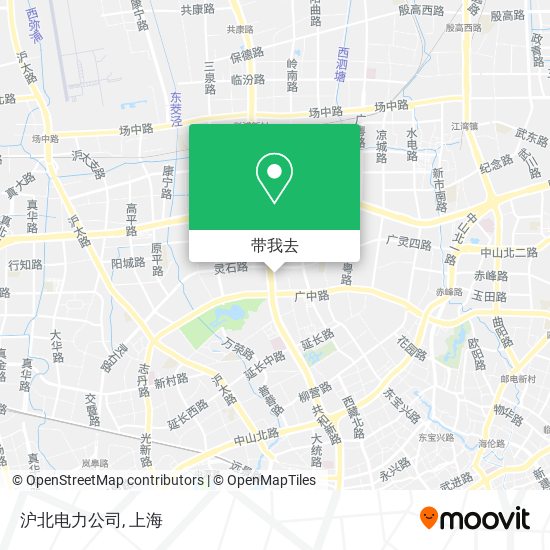 沪北电力公司地图