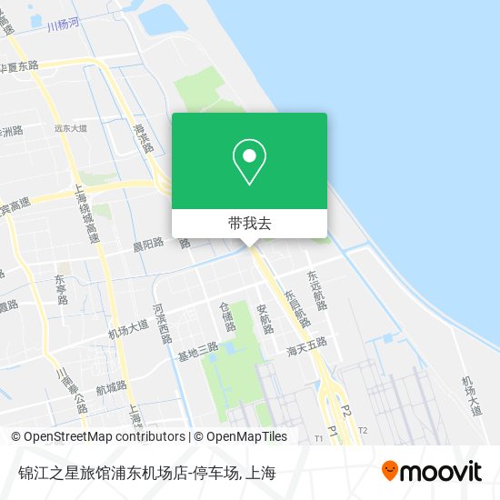 锦江之星旅馆浦东机场店-停车场地图