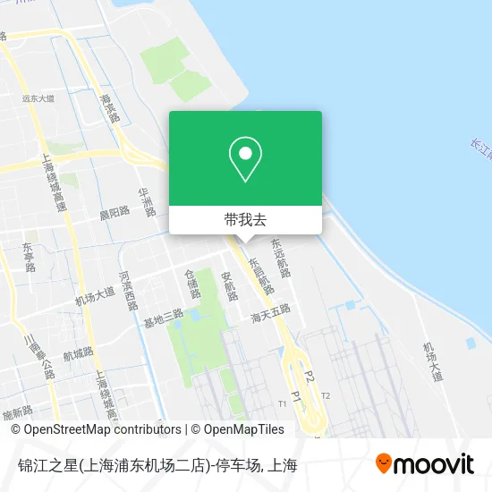锦江之星(上海浦东机场二店)-停车场地图
