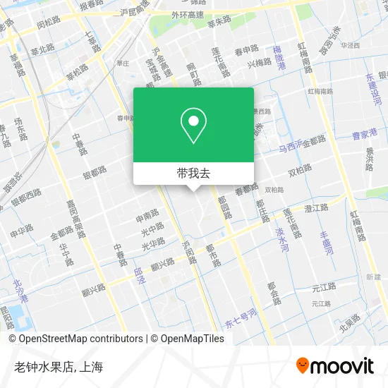 老钟水果店地图