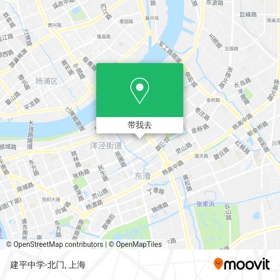 建平中学-北门地图