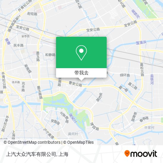 上汽大众汽车有限公司地图