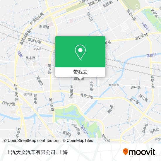 上汽大众汽车有限公司地图