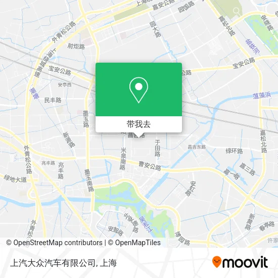 上汽大众汽车有限公司地图