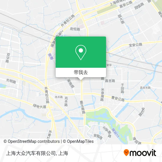 上海大众汽车有限公司地图