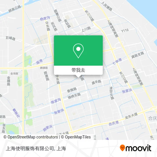上海使明服饰有限公司地图
