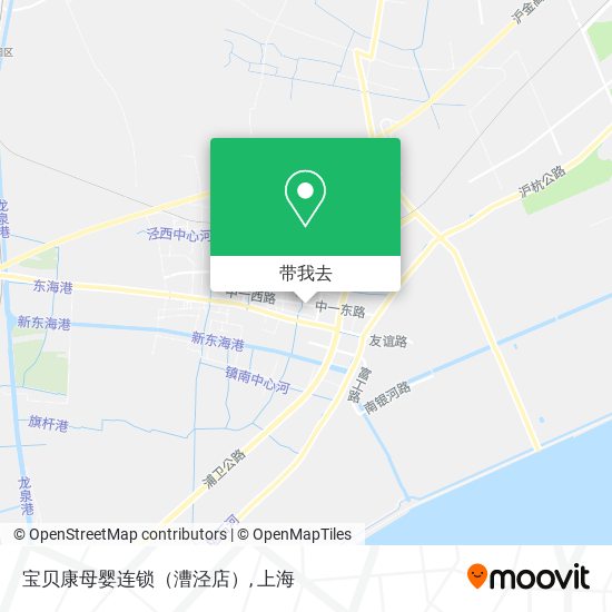 宝贝康母婴连锁（漕泾店）地图