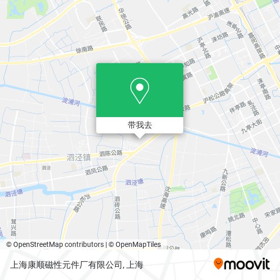 上海康顺磁性元件厂有限公司地图