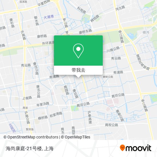 海尚康庭-21号楼地图