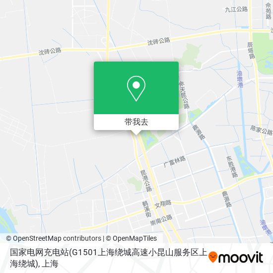 国家电网充电站(G1501上海绕城高速小昆山服务区上海绕城)地图