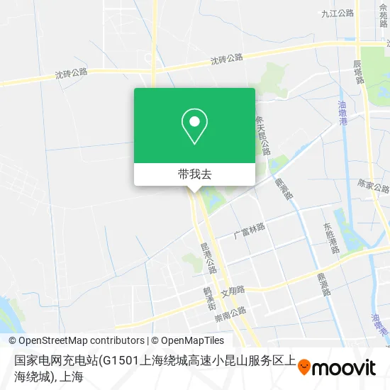 国家电网充电站(G1501上海绕城高速小昆山服务区上海绕城)地图