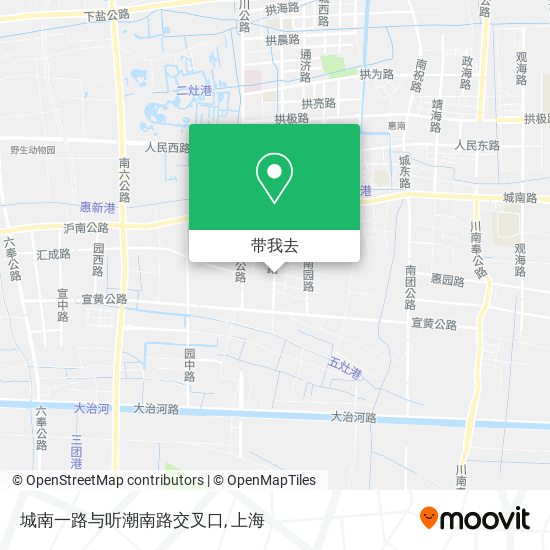 城南一路与听潮南路交叉口地图