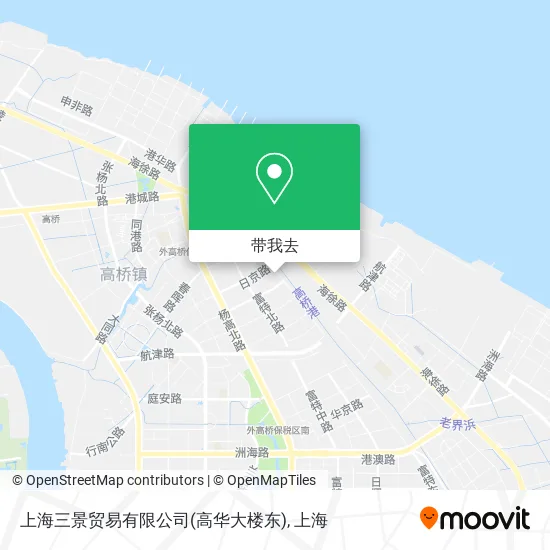 上海三景贸易有限公司(高华大楼东)地图