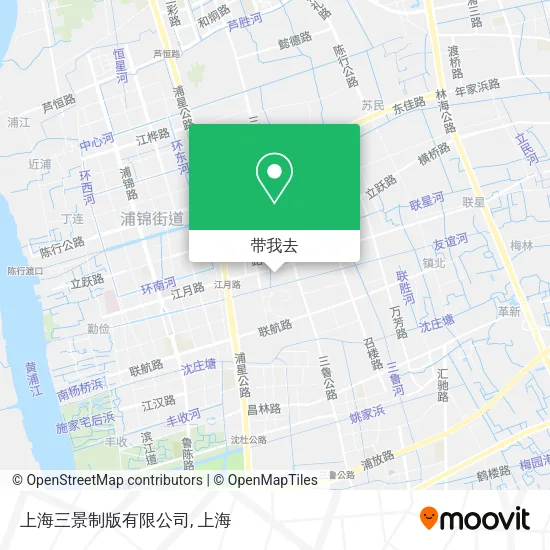 上海三景制版有限公司地图