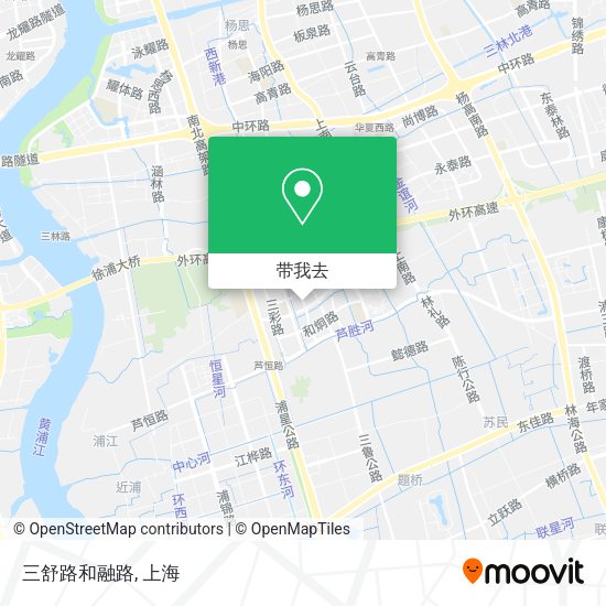 三舒路和融路地图