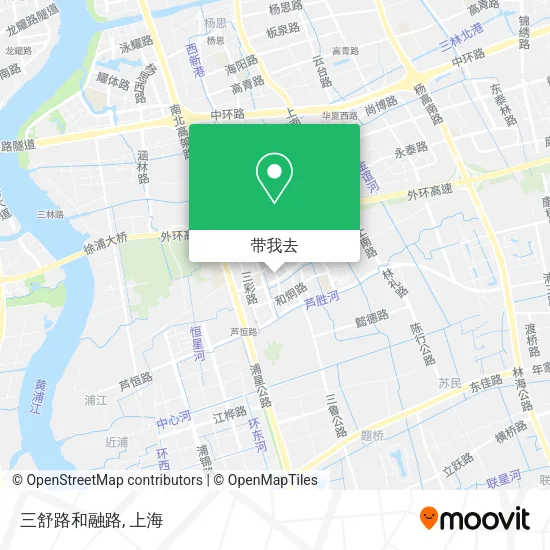 三舒路和融路地图