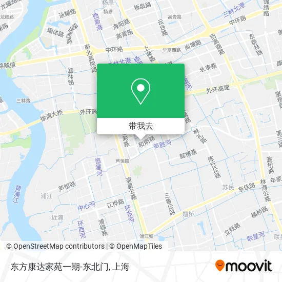 东方康达家苑一期-东北门地图