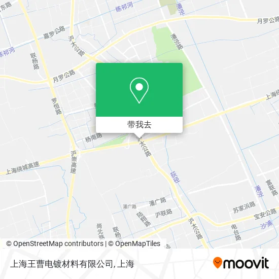 上海王曹电镀材料有限公司地图