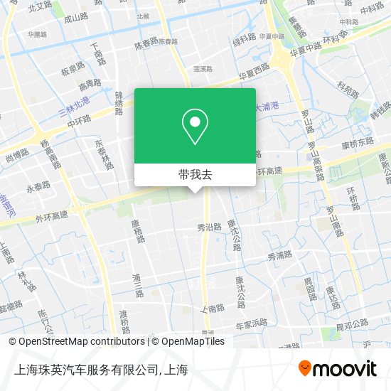 上海珠英汽车服务有限公司地图