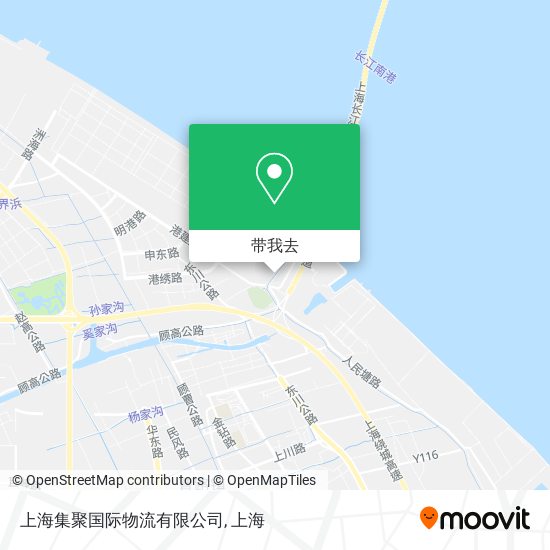 上海集聚国际物流有限公司地图