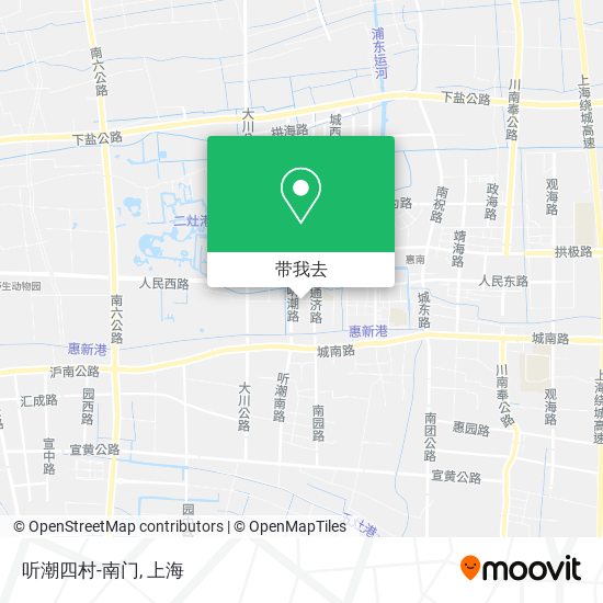 听潮四村-南门地图