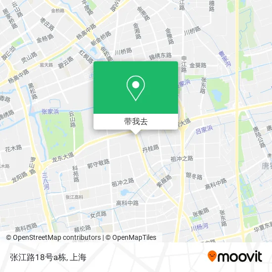 张江路18号a栋地图