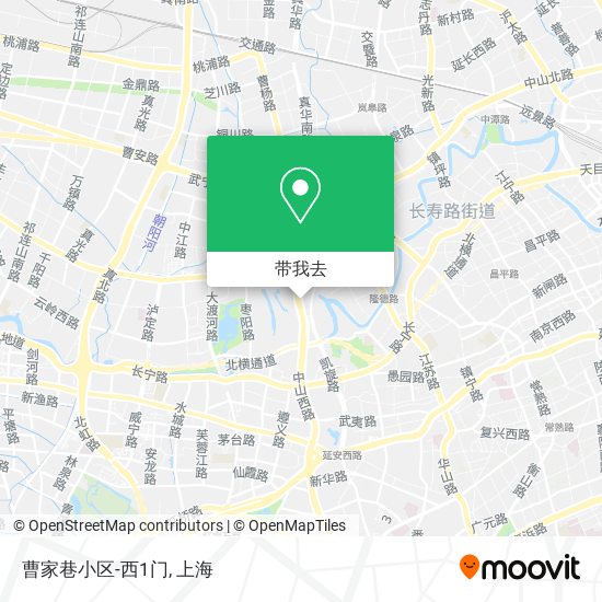 曹家巷小区-西1门地图