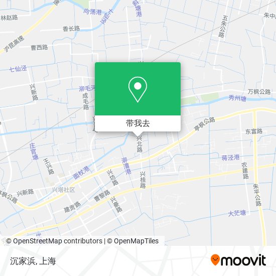 沉家浜地图