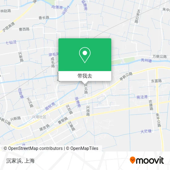 沉家浜地图