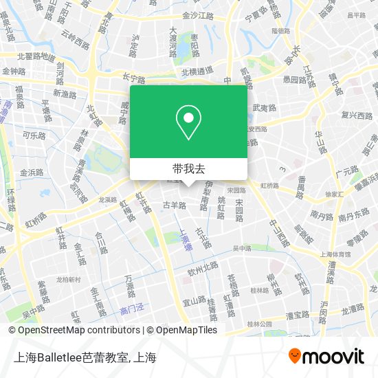 上海Balletlee芭蕾教室地图
