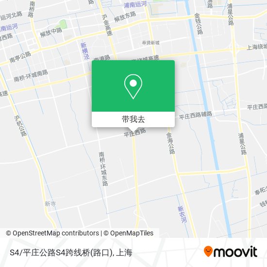 S4/平庄公路S4跨线桥(路口)地图