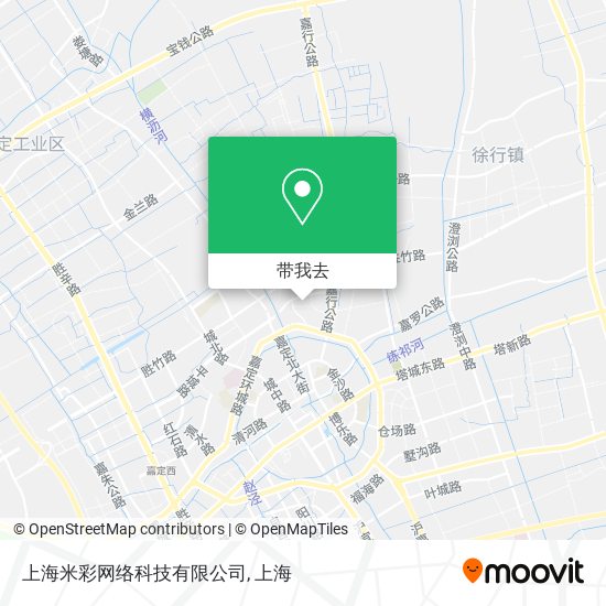 上海米彩网络科技有限公司地图