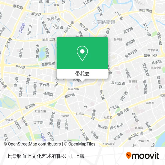 上海形而上文化艺术有限公司地图