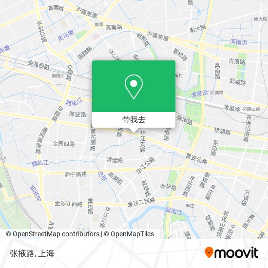 张掖路地图