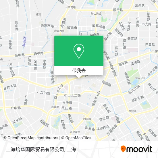 上海培华国际贸易有限公司地图