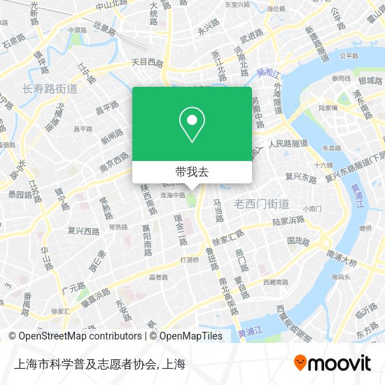 上海市科学普及志愿者协会地图