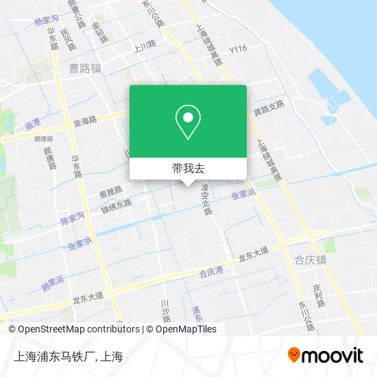上海浦东马铁厂地图