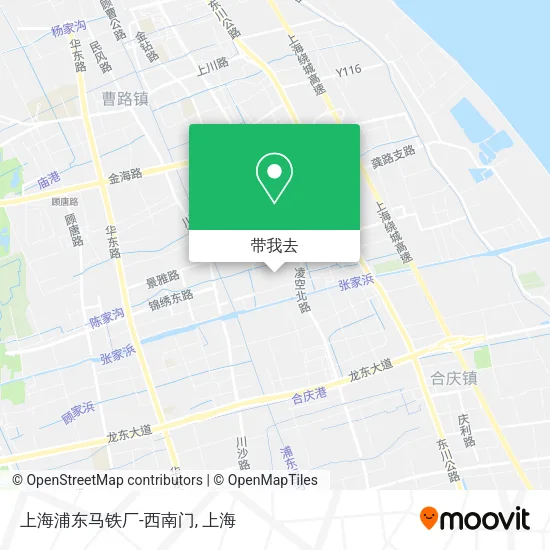 上海浦东马铁厂-西南门地图
