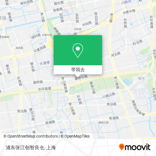 浦东张江创智良仓地图