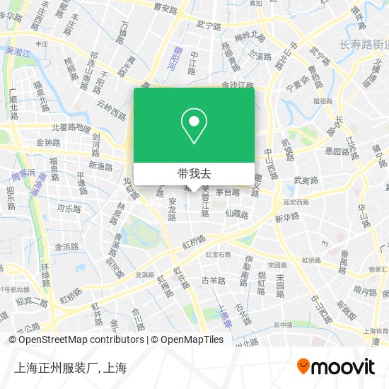 上海正州服装厂地图