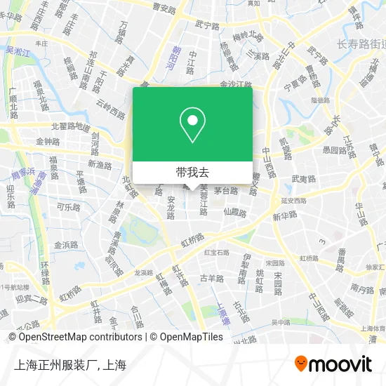 上海正州服装厂地图