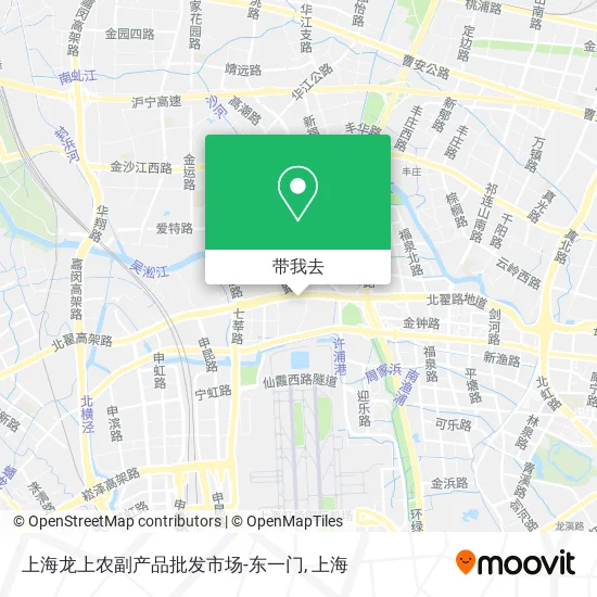 上海龙上农副产品批发市场-东一门地图