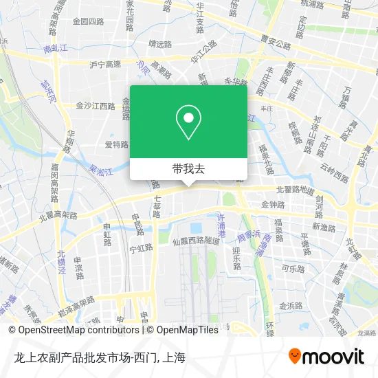 龙上农副产品批发市场-西门地图