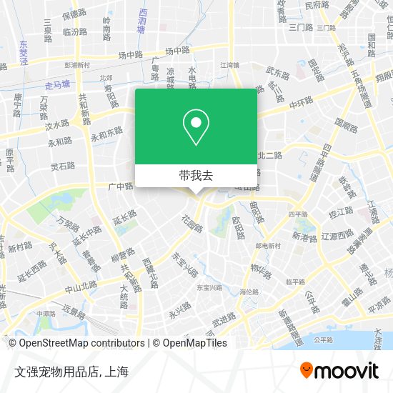 文强宠物用品店地图