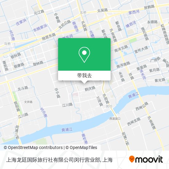 上海龙廷国际旅行社有限公司闵行营业部地图