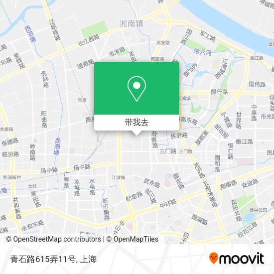 青石路615弄11号地图