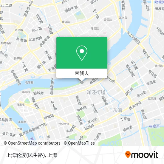 上海轮渡(民生路)地图