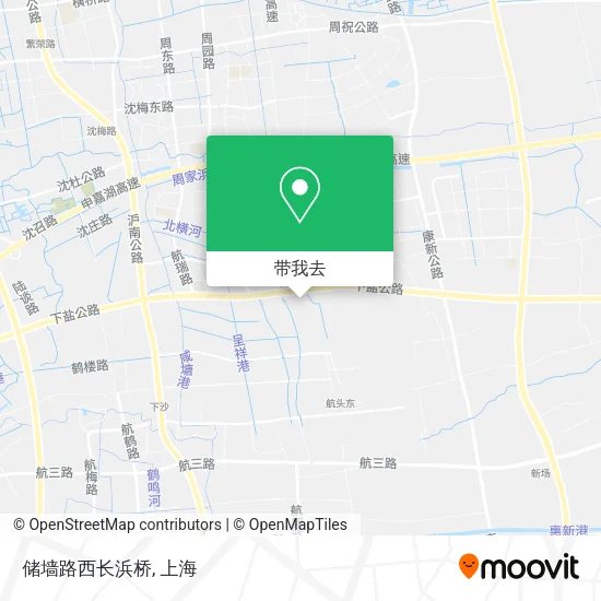 储墙路西长浜桥地图