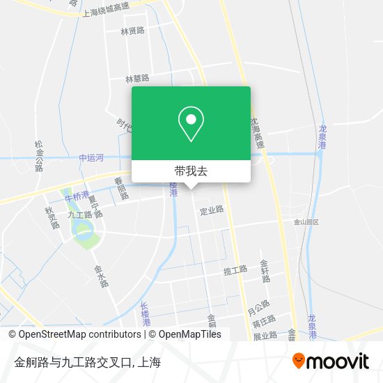 金舸路与九工路交叉口地图